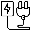 icône de prise éléctrique